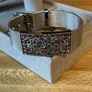 🌸Mesh Crystal Bar Bracelet